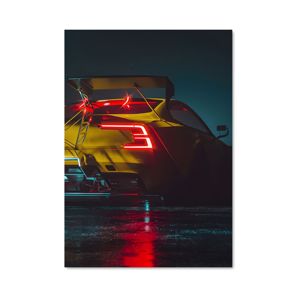 Poster Vitesse Jaune